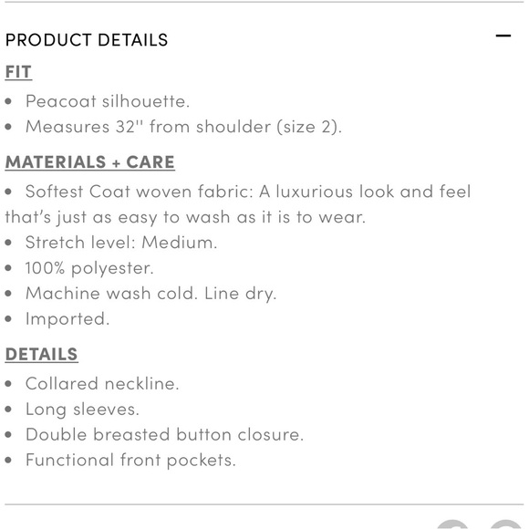 Torrid Camel Double-Breasted Pea Coat - Picture 6 of 6